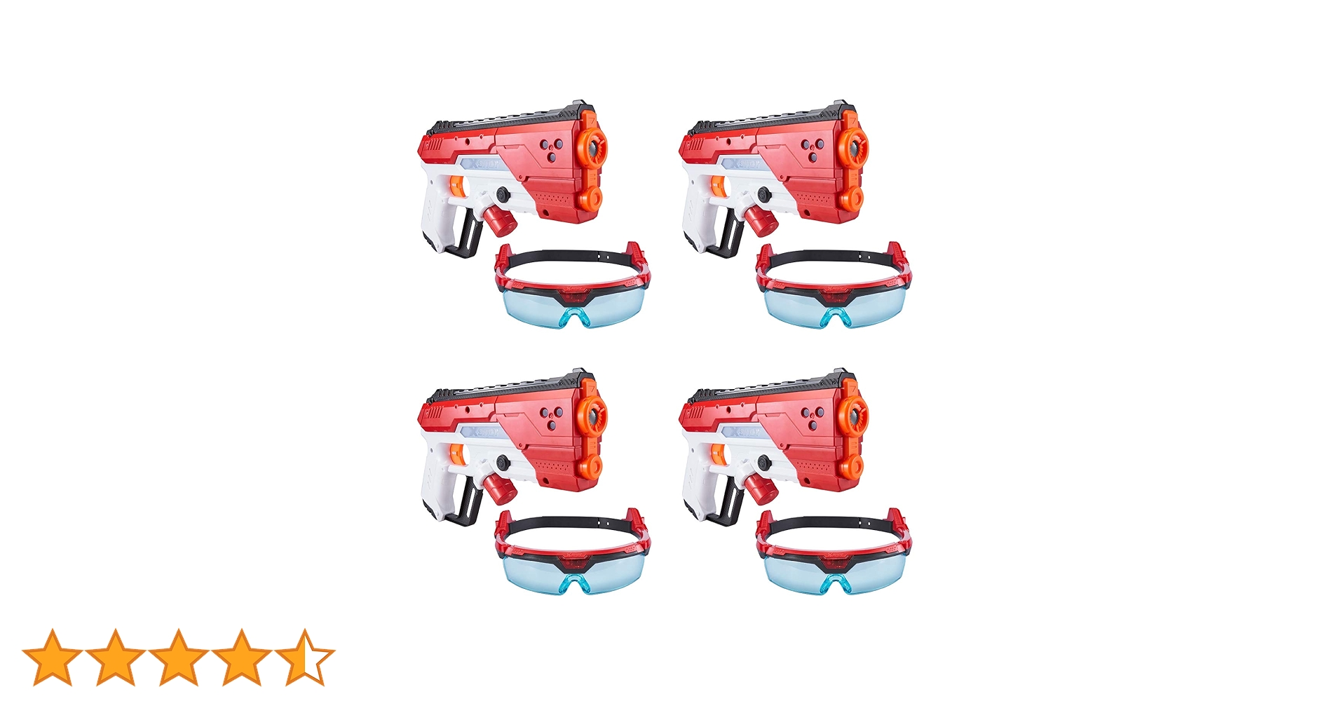 レーザーガン Amazon.co.jp: ZURU X-Shot レーザータグ レーザータグガン4個